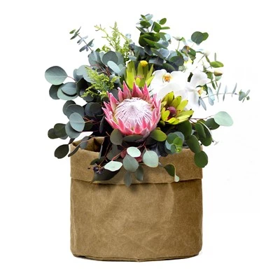 Washable Paper Cylindrical Storage Bag