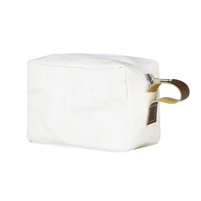 Water Washed Paper Makeup Bag
