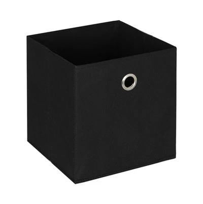 Black Non-woven Cardboard Storage Organizer