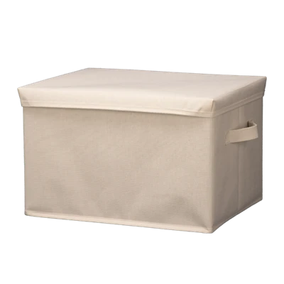 Fabric Cube Storage Bin With Lid