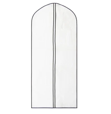 White Non Woven Garment Bag With ID Pocket
